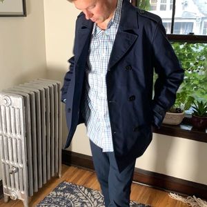 Express Rain Coat Medium Blue